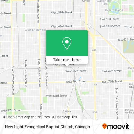 Mapa de New Light Evangelical Baptist Church