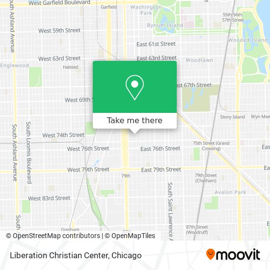 Mapa de Liberation Christian Center