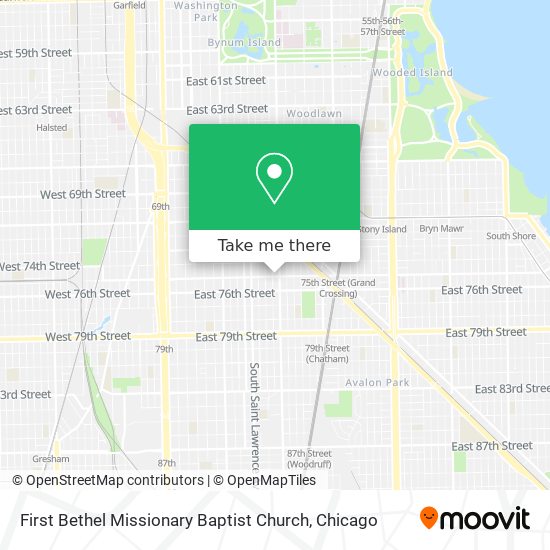First Bethel Missionary Baptist Church map