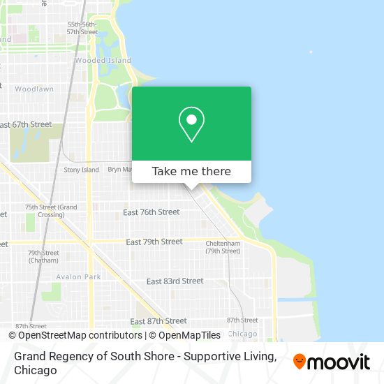 Grand Regency of South Shore - Supportive Living map