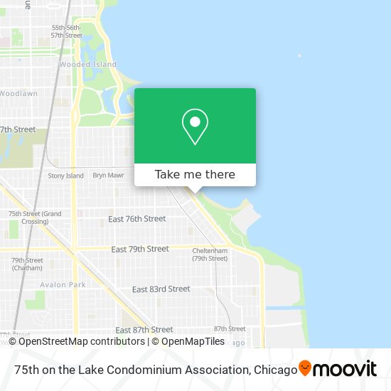 75th on the Lake Condominium Association map