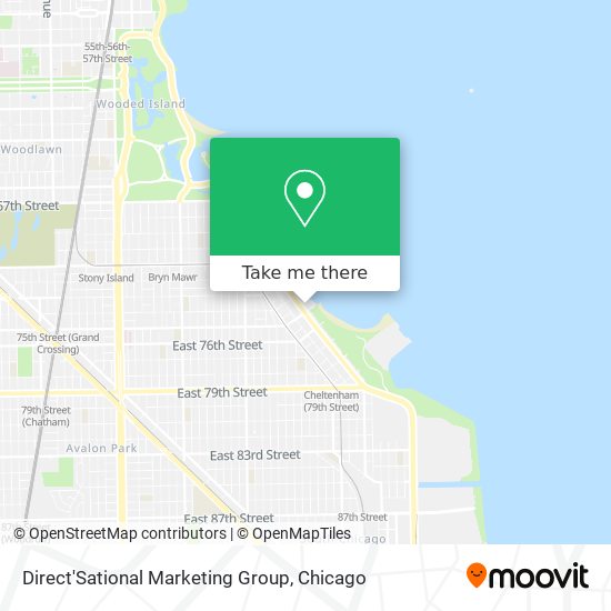 Direct'Sational Marketing Group map