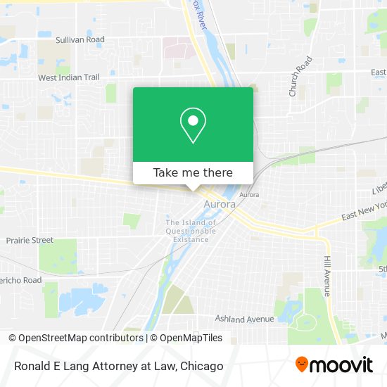 Ronald E Lang Attorney at Law map