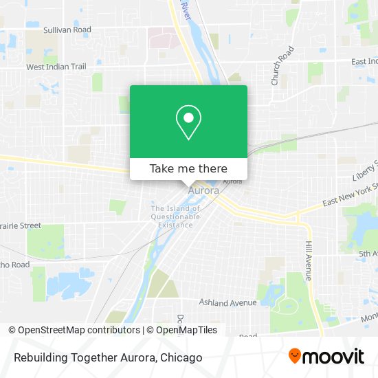 Rebuilding Together Aurora map