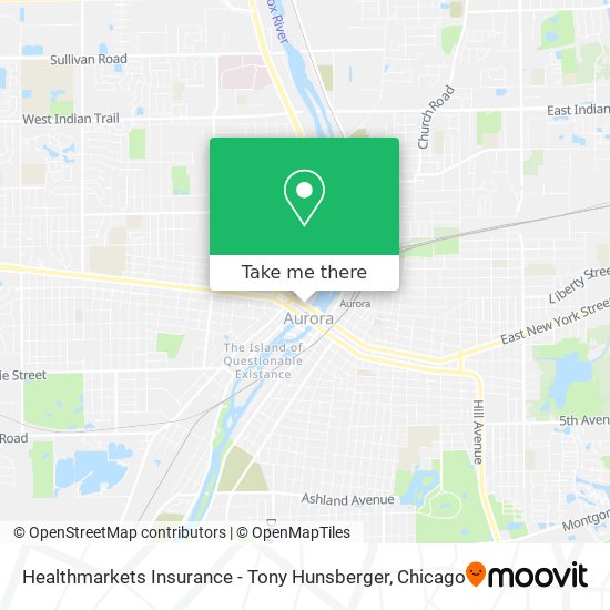 Healthmarkets Insurance - Tony Hunsberger map