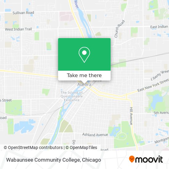 Mapa de Wabaunsee Community College