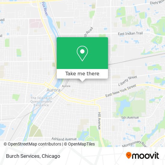 Burch Services map