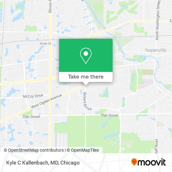 Mapa de Kyle C Kallenbach, MD