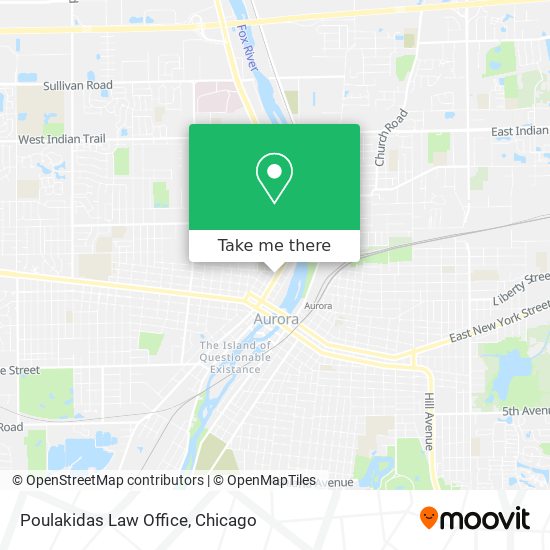 Poulakidas Law Office map