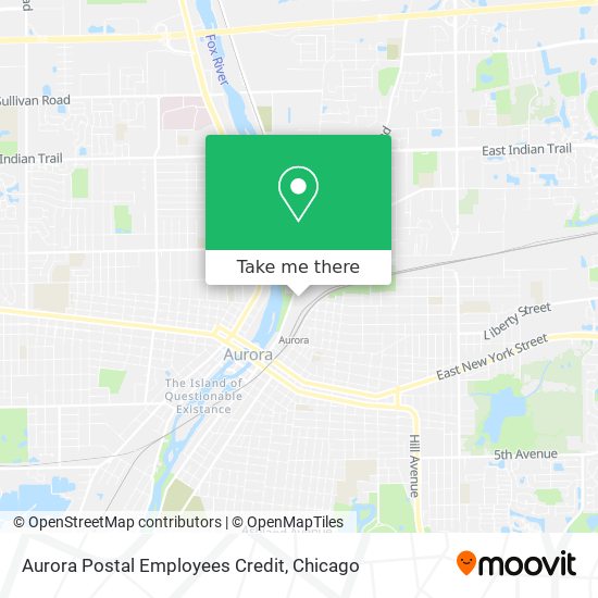 Mapa de Aurora Postal Employees Credit