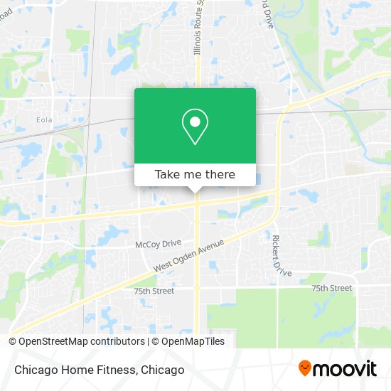 Chicago Home Fitness map