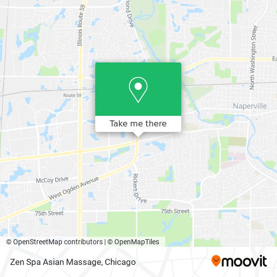 Zen Spa Asian Massage map