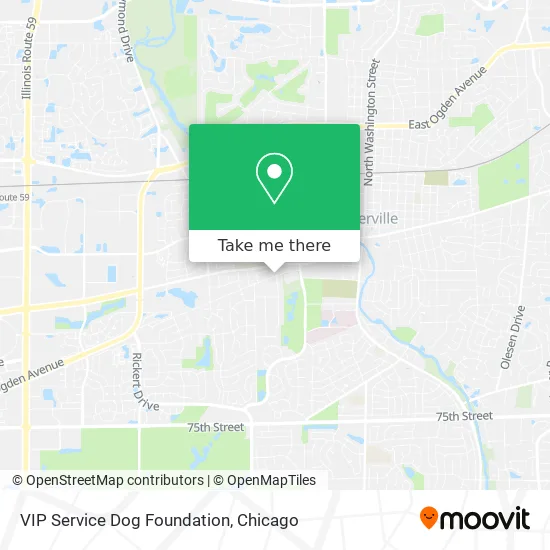 VIP Service Dog Foundation map