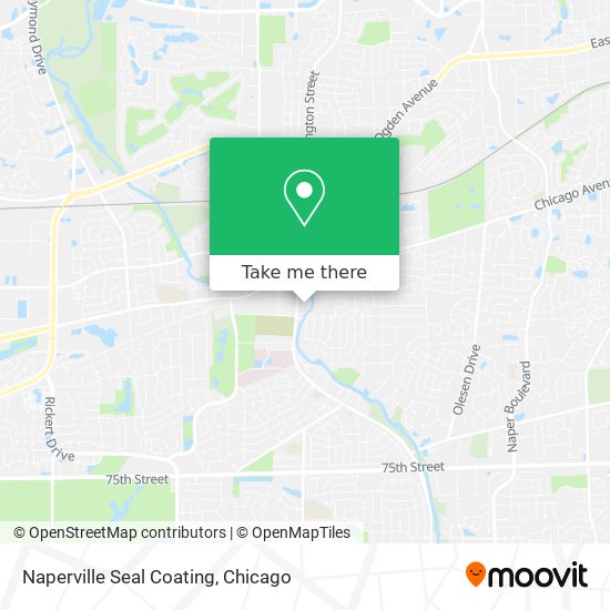 Naperville Seal Coating map