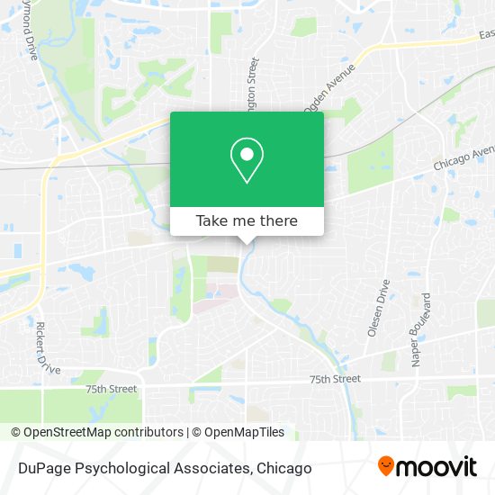 DuPage Psychological Associates map