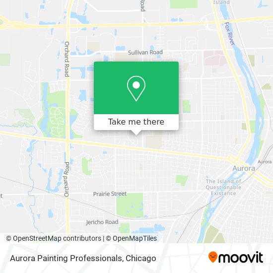 Aurora Painting Professionals map