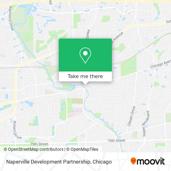 Naperville Development Partnership map