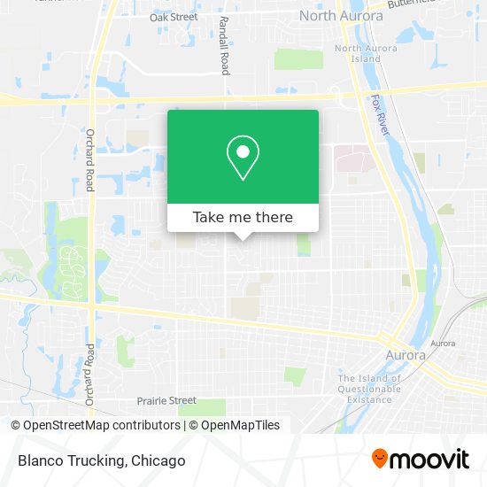 Blanco Trucking map