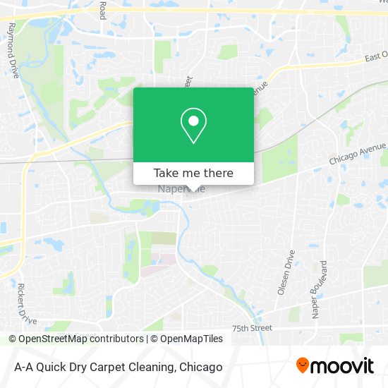 A-A Quick Dry Carpet Cleaning map