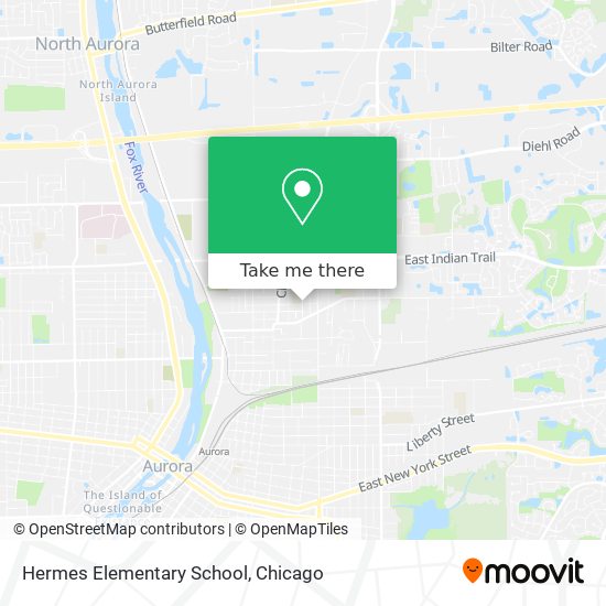 Mapa de Hermes Elementary School