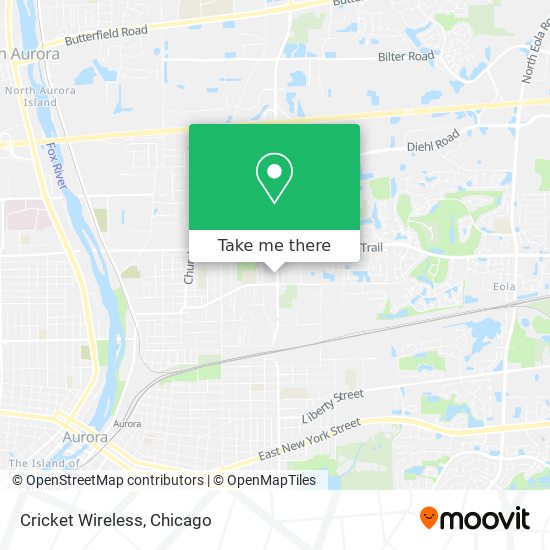 Mapa de Cricket Wireless