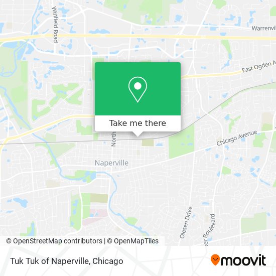 Mapa de Tuk Tuk of Naperville