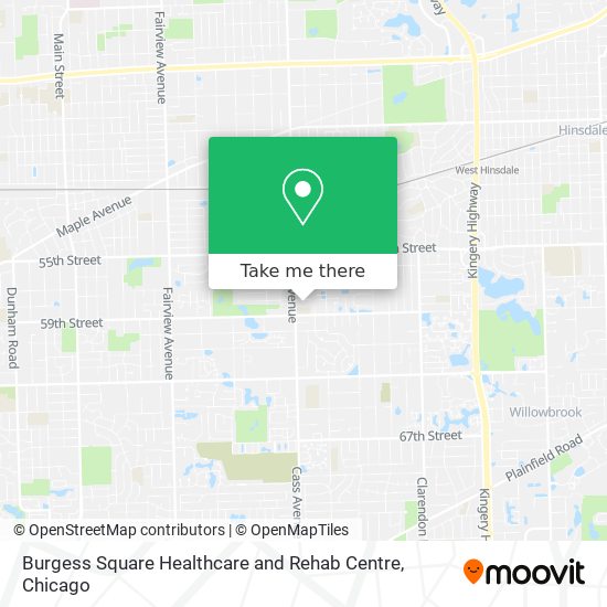 Burgess Square Healthcare and Rehab Centre map