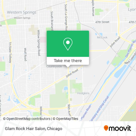 Glam Rock Hair Salon map