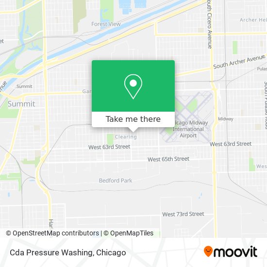 Cda Pressure Washing map