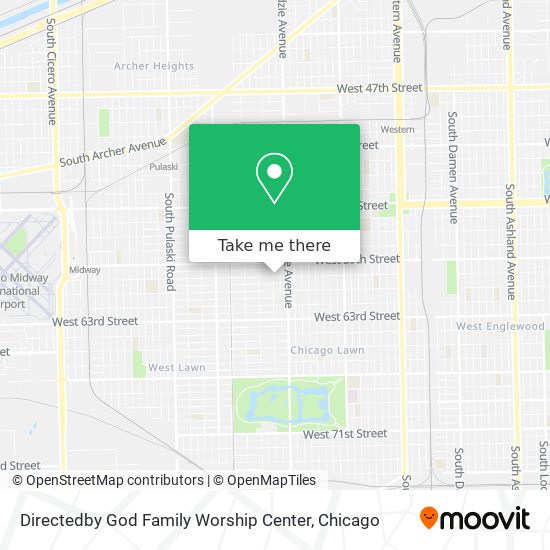 Directedby God Family Worship Center map