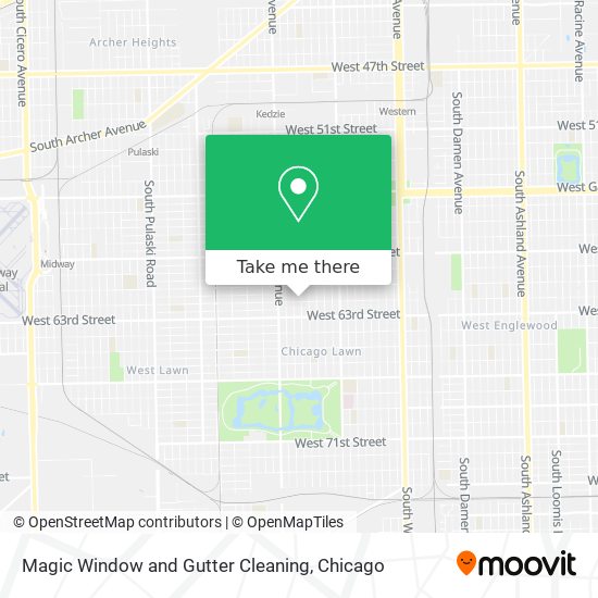 Magic Window and Gutter Cleaning map