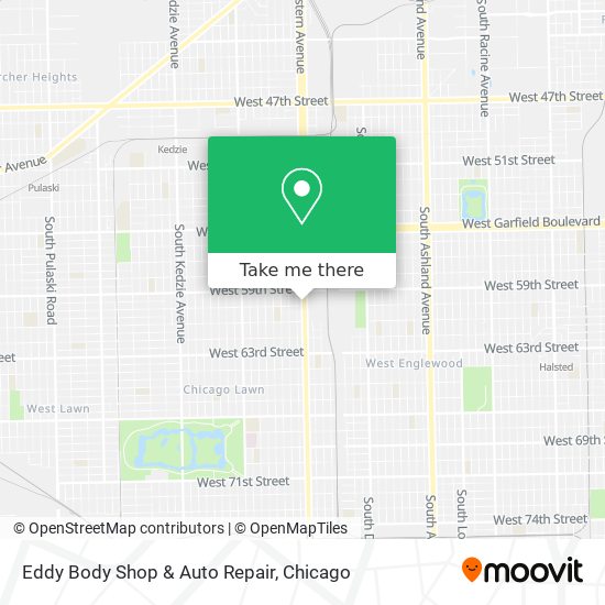 Eddy Body Shop & Auto Repair map