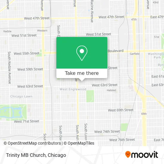 Trinity MB Church map