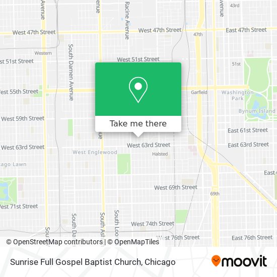 Sunrise Full Gospel Baptist Church map