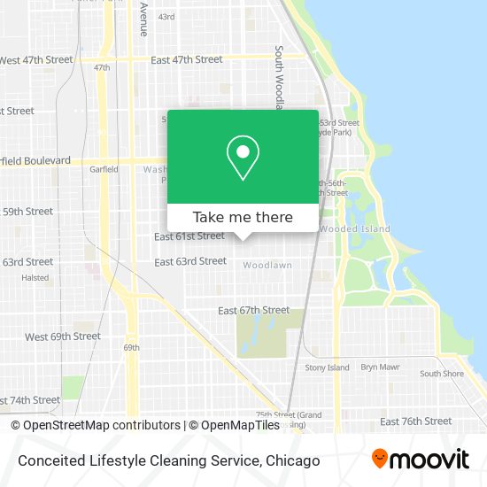 Conceited Lifestyle Cleaning Service map
