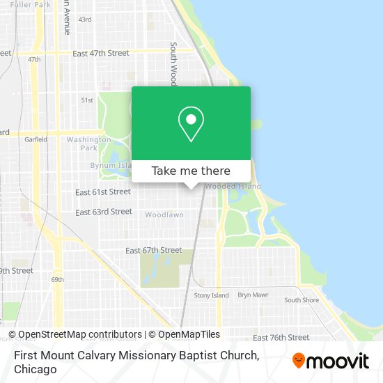 First Mount Calvary Missionary Baptist Church map
