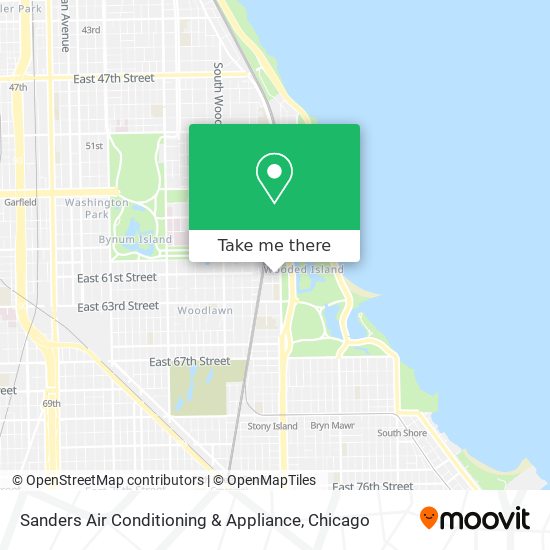 Sanders Air Conditioning & Appliance map