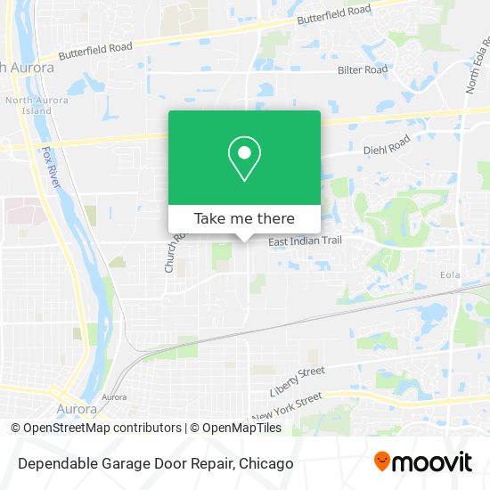 Mapa de Dependable Garage Door Repair