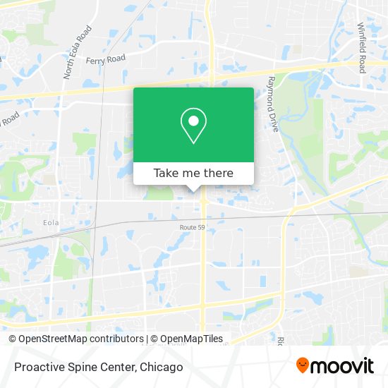 Proactive Spine Center map