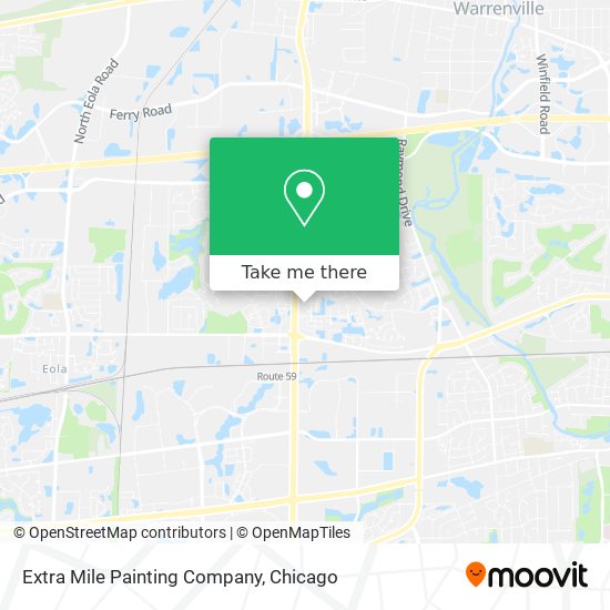 Mapa de Extra Mile Painting Company