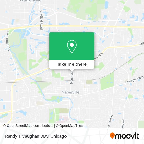 Randy T Vaughan DDS map