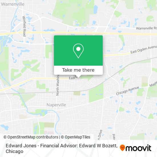 Edward Jones - Financial Advisor: Edward W Bozett map