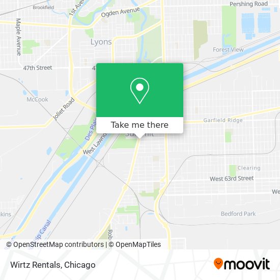 Wirtz Rentals map