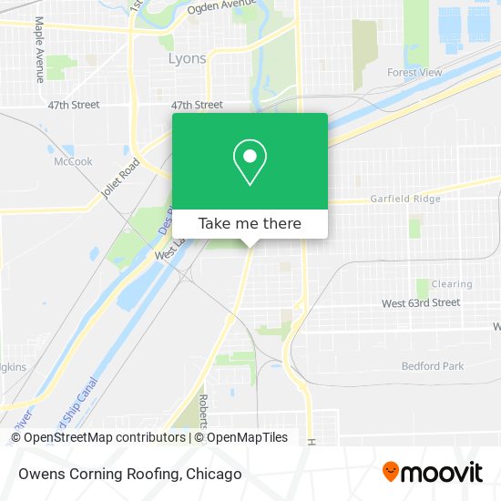 Mapa de Owens Corning Roofing