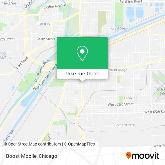 Boost Mobile map