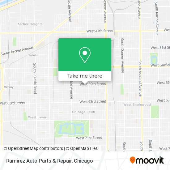 Mapa de Ramirez Auto Parts & Repair