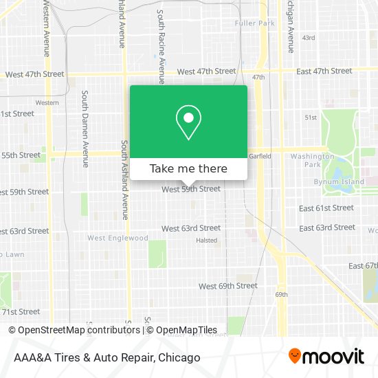 AAA&A Tires & Auto Repair map