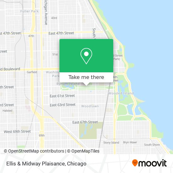 Mapa de Ellis & Midway Plaisance