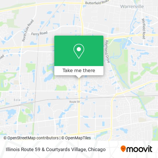 Mapa de Illinois Route 59 & Courtyards Village