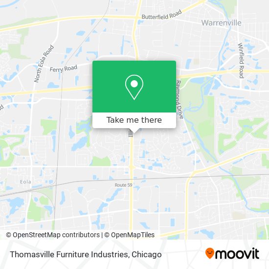 Mapa de Thomasville Furniture Industries